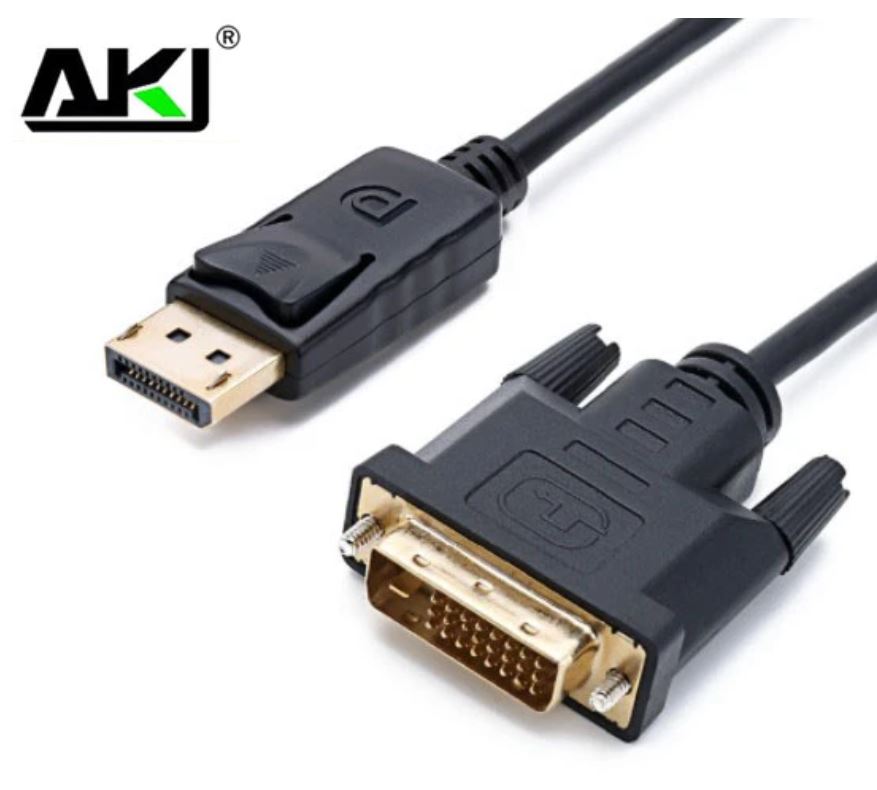 DisplayPort to DVI Cable (Male to Male) 1.8 Meter