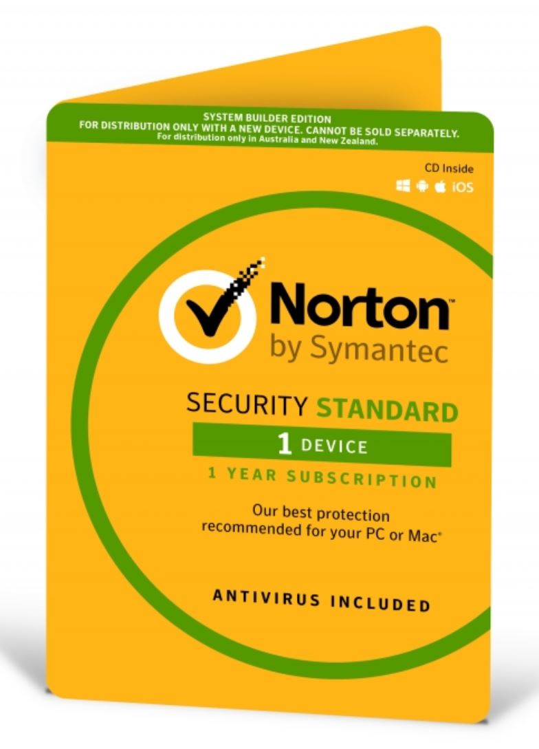 Norton Security Standard 1 User, 1 Device 1Year ESD – Elect...