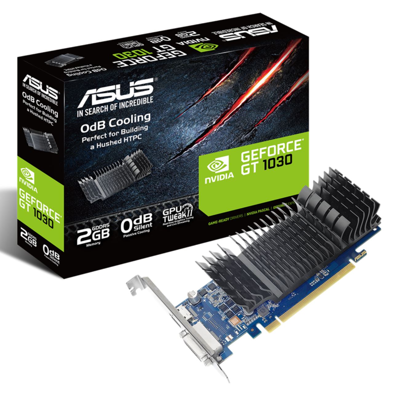 ASUS GeForce® GT 1030 2GB/DVI/HDMI/LP