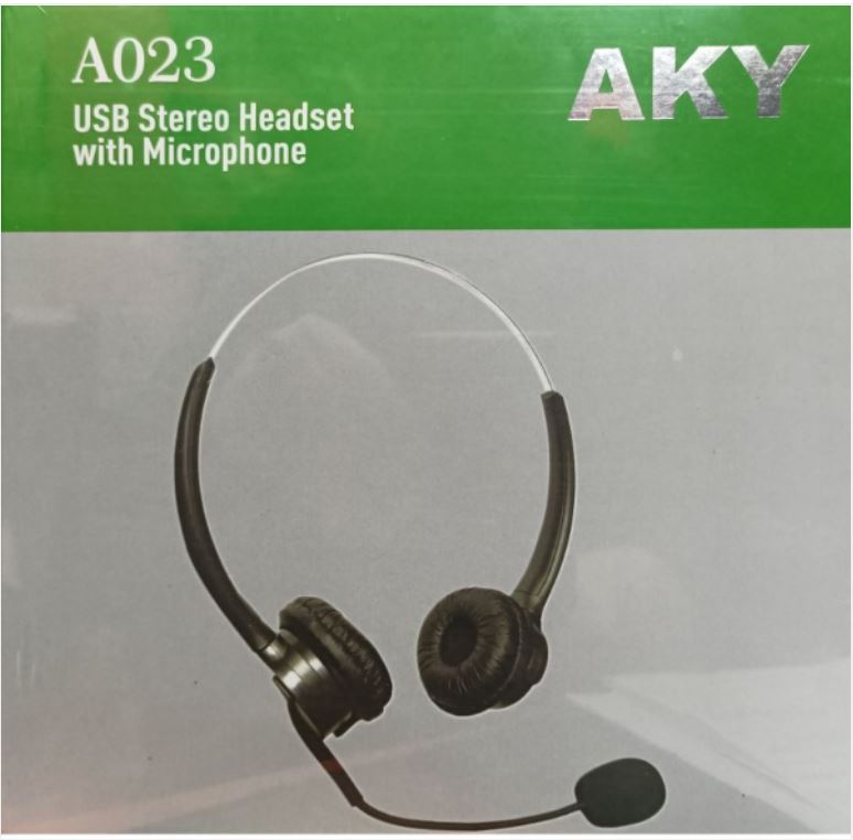AKY USB Headset with Mic