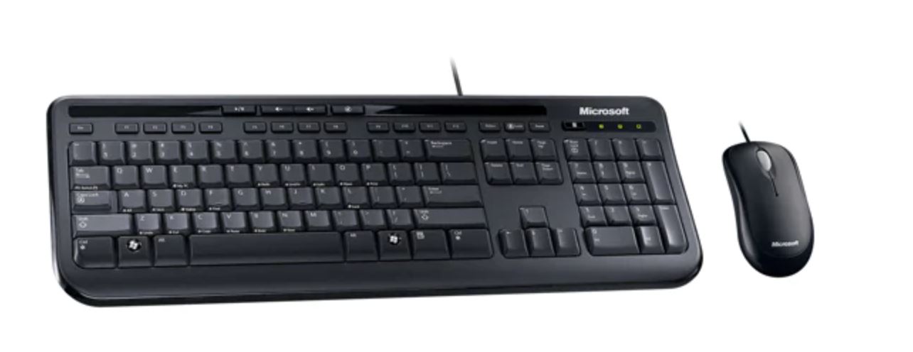 Microsoft Wired Desktop 600 – Multimedia Keyboard and Optic...