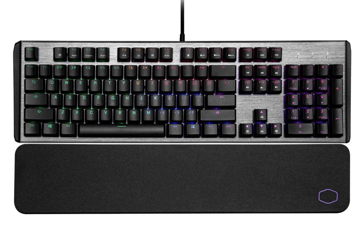Masterkeys CK550 RGB Mechanical Keyboard(BROWN Switch) with Wrist...