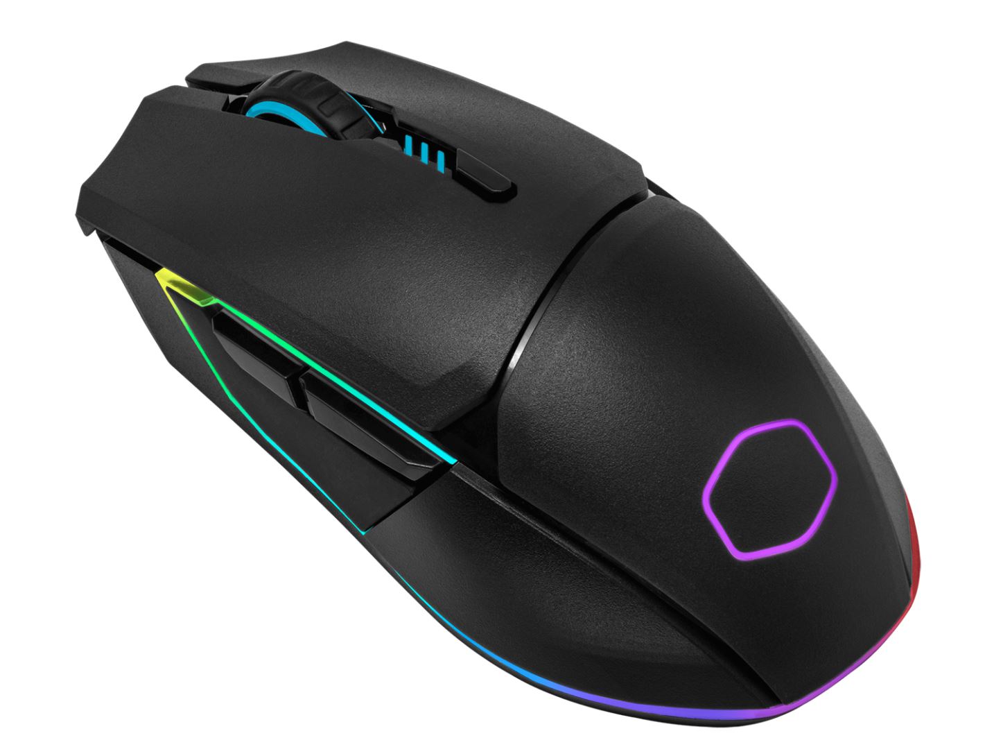 MasterMouse MM831 RGB Optical Wireless Mouse, 2.4GHz&Bluetoo...