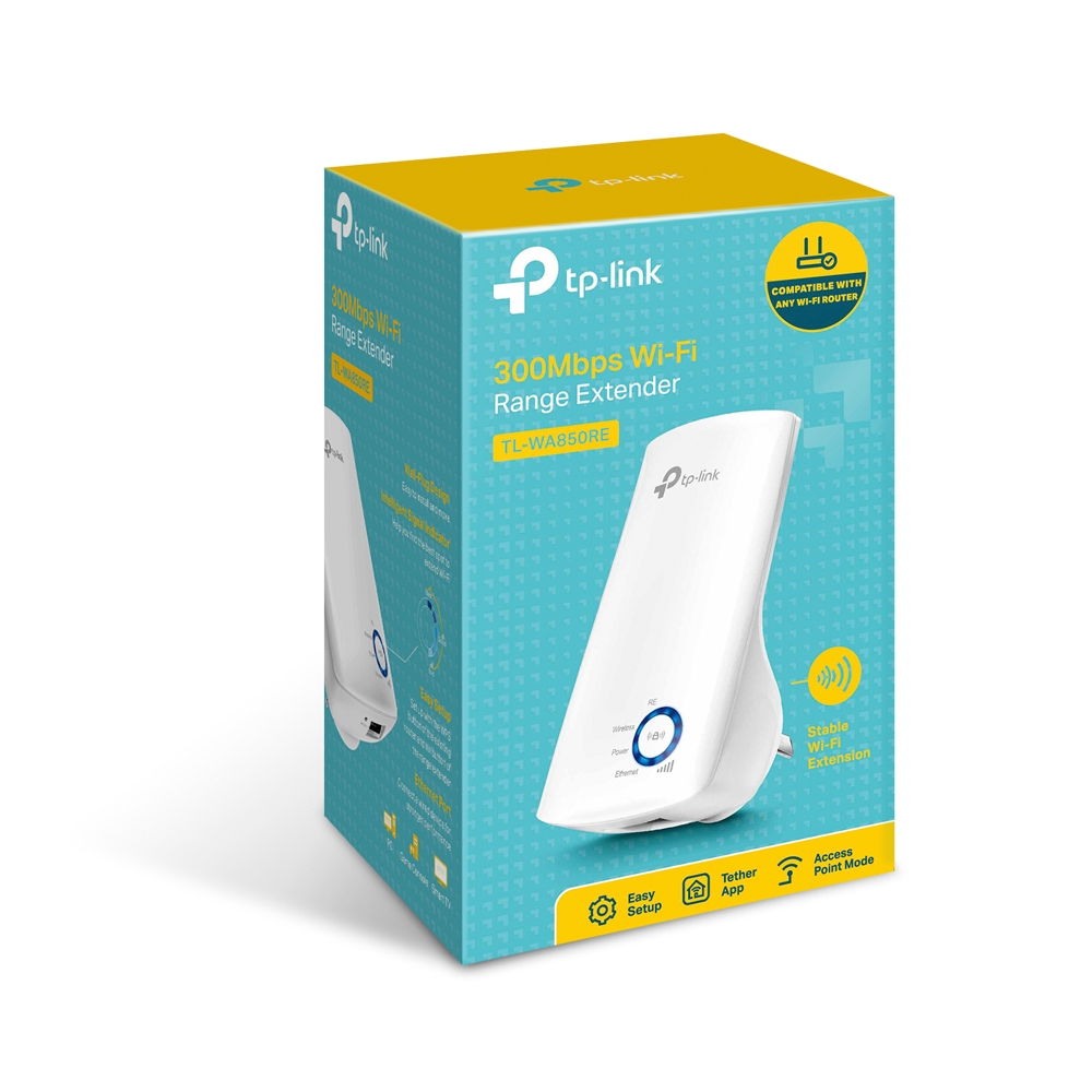 TP-Link TL-WA850RE 300Mbps Wireless N Wall Plugged Range Extender